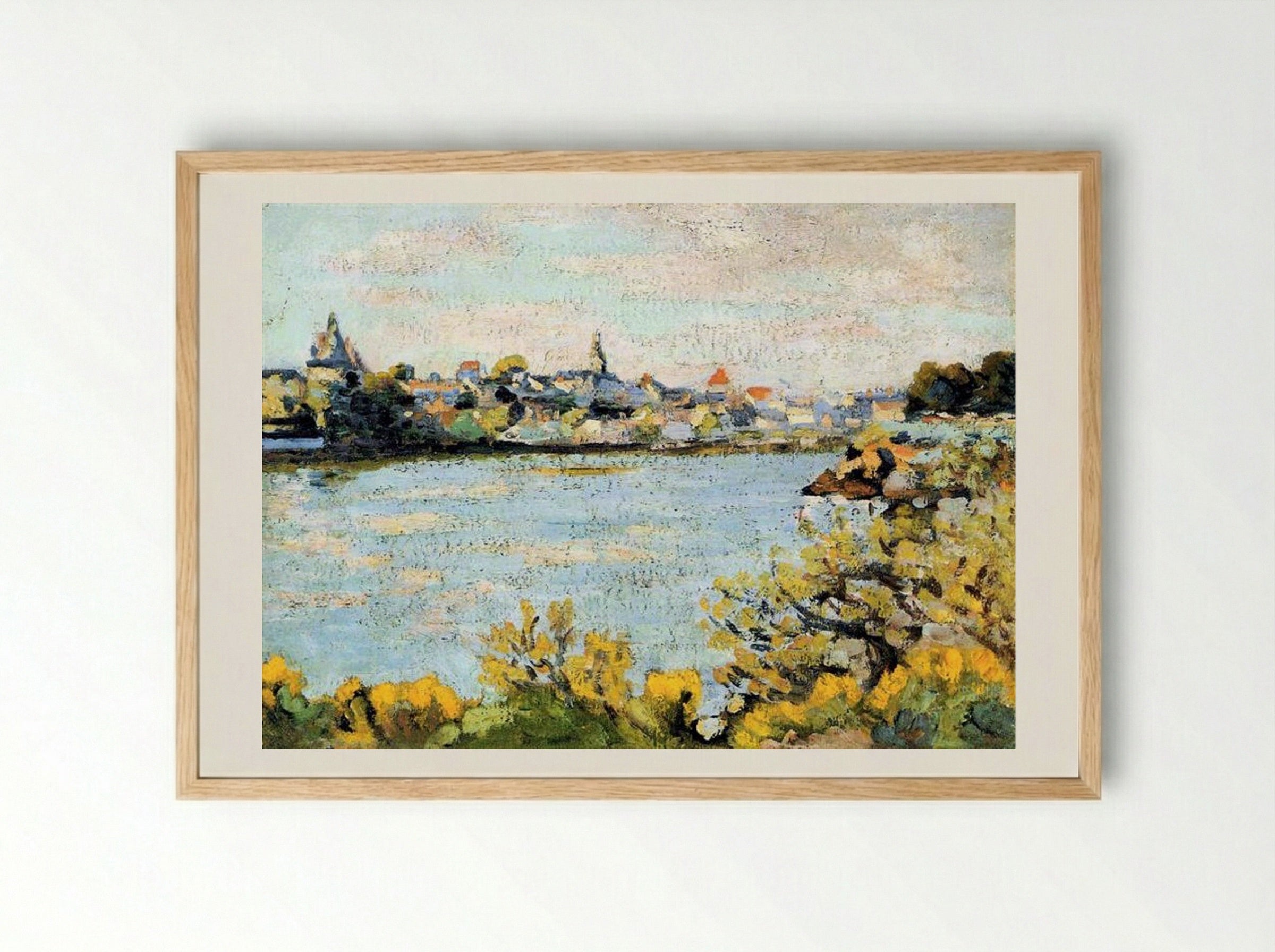 Le Pornic - Armand Guillaumin - Framed Print Wood