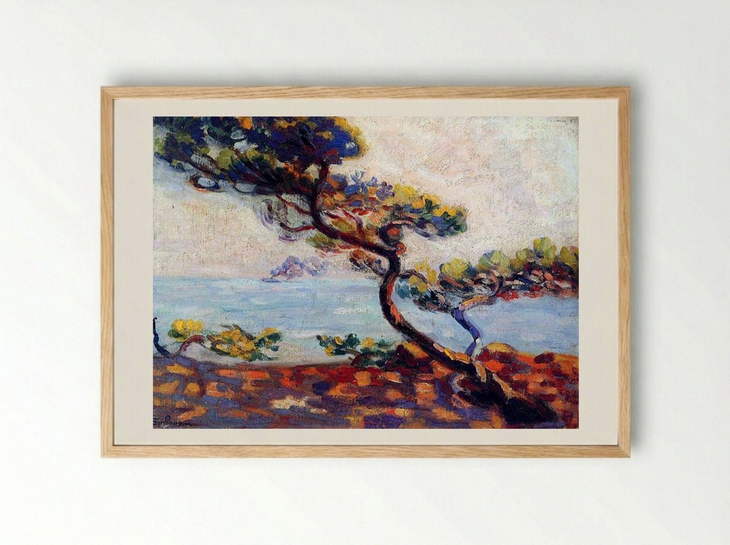 Dans le Midi - Armand Guillaumin - Framed Print Wood