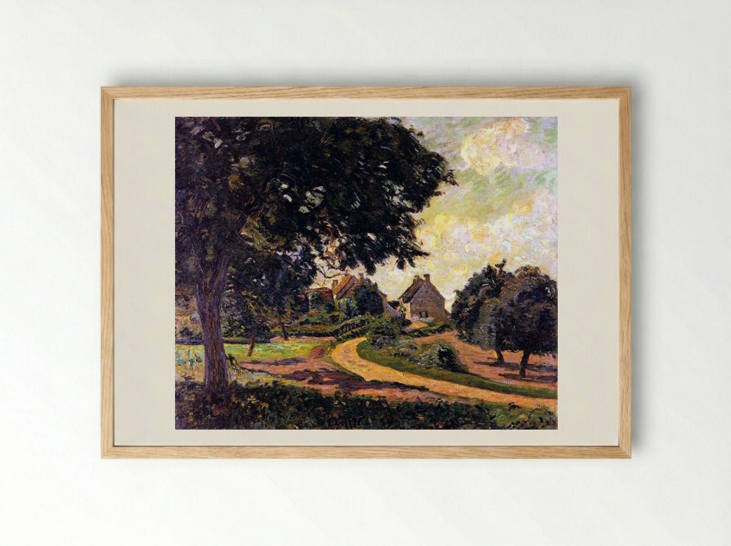 Après la pluie - Armand Guillaumin - Framed Print Wood