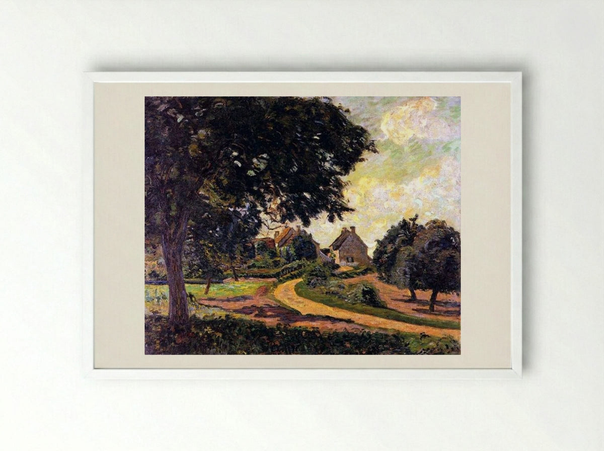 Après la pluie - Armand Guillaumin - Framed Print White