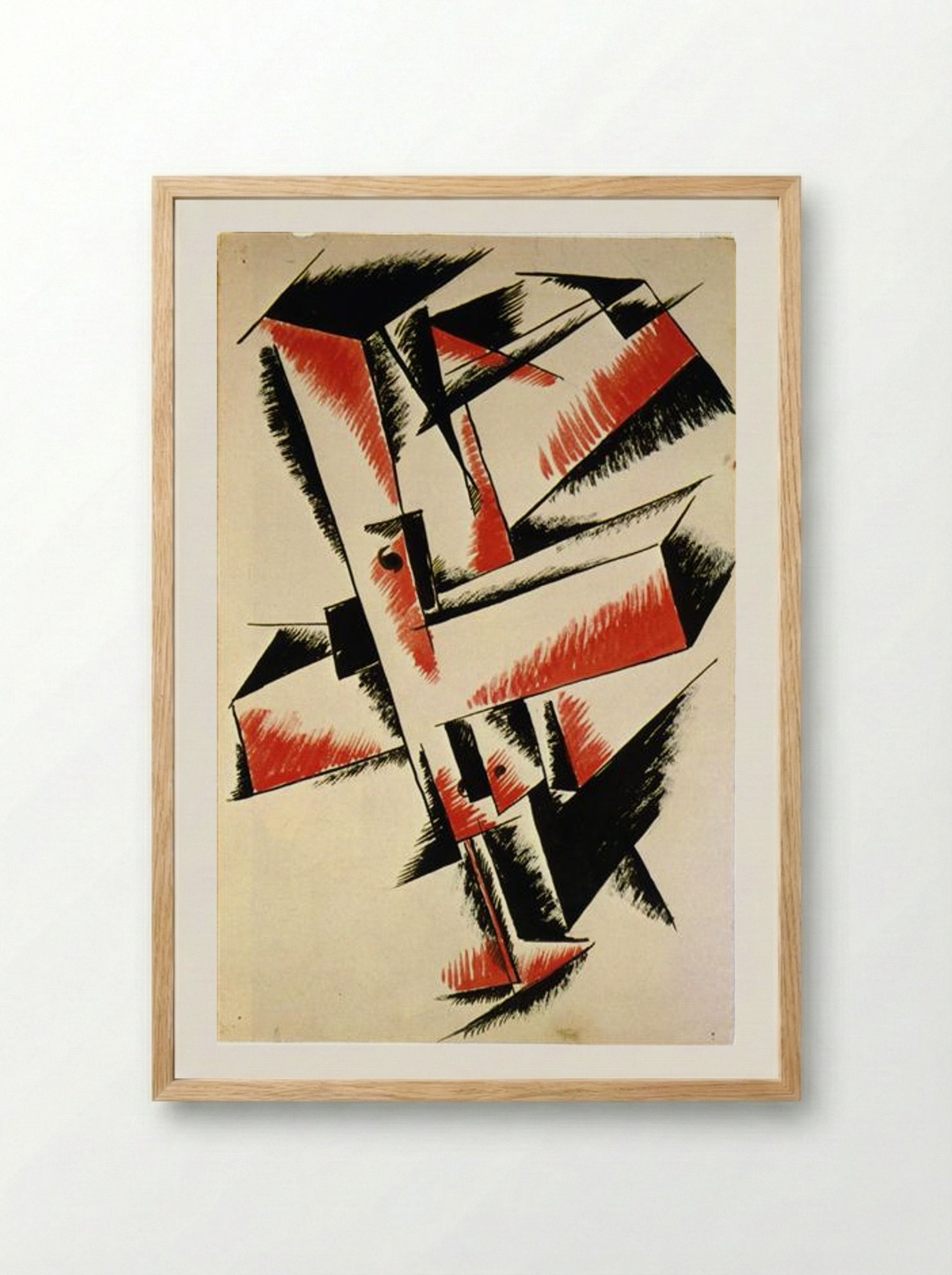 Spatial Force Construction - Lyubov Popova - Framed Print Wood