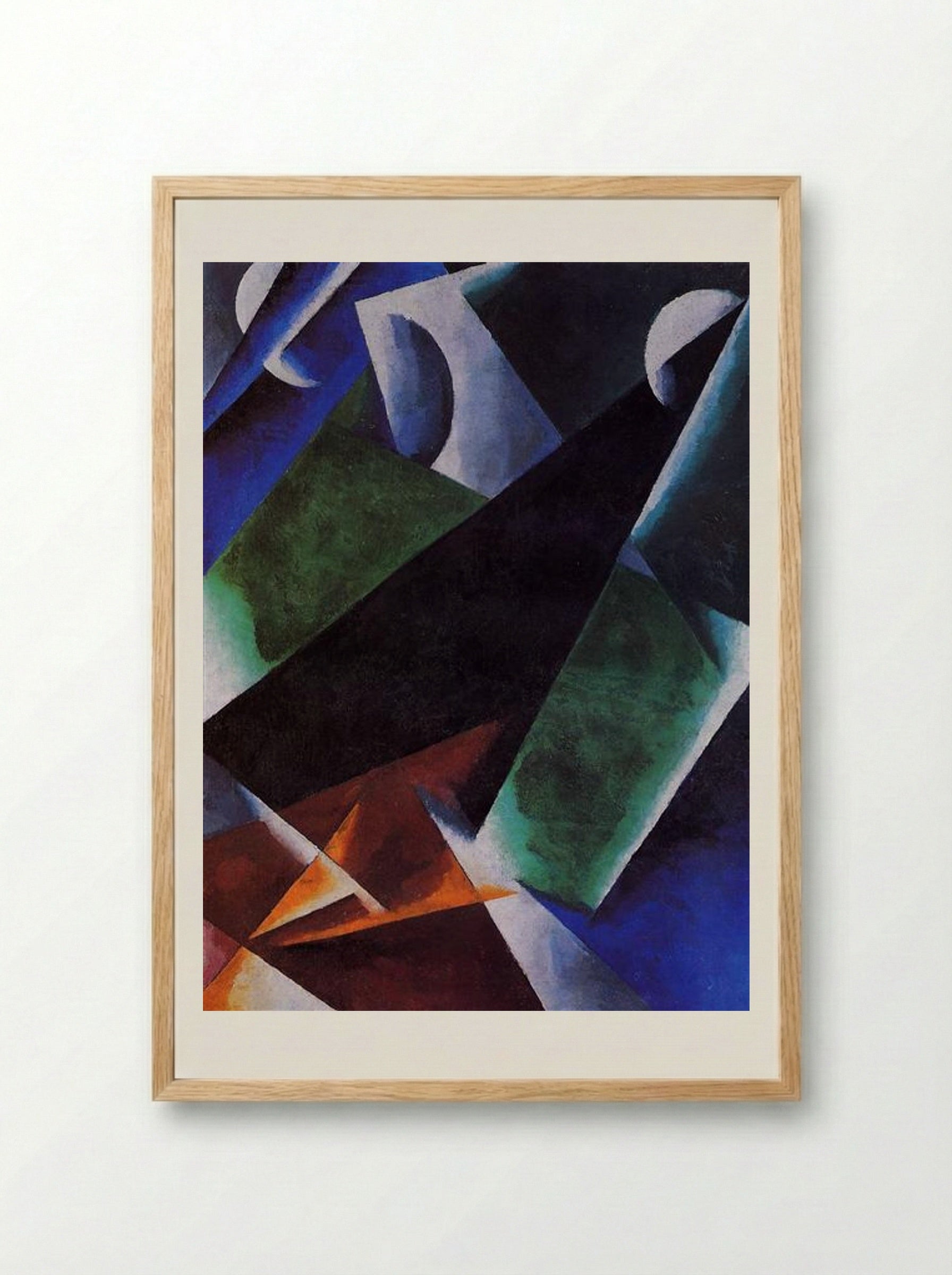 Painterly-Architectonic - Lyubov Popova - Framed Print Wood