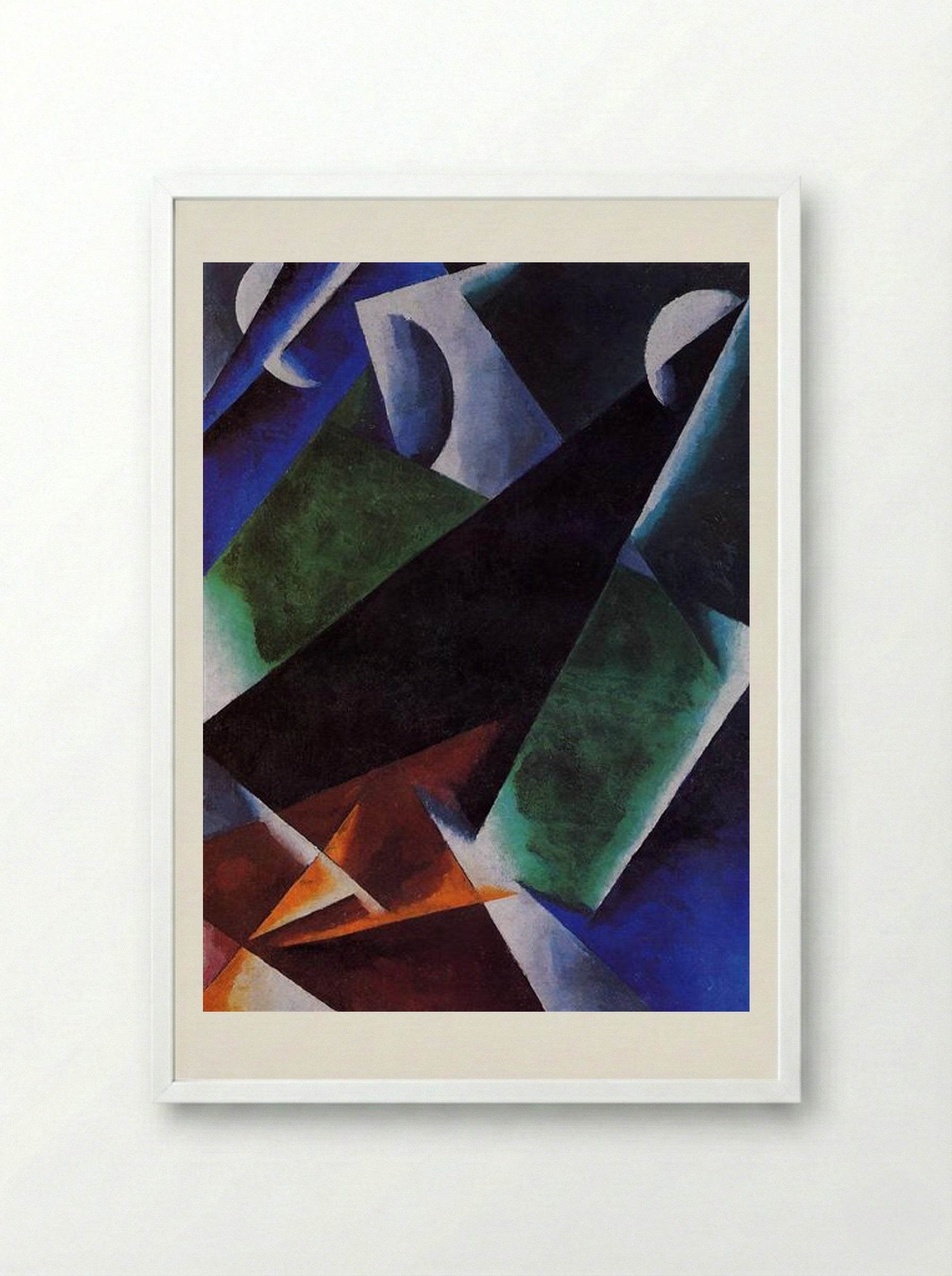 Painterly-Architectonic - Lyubov Popova - Framed Print White