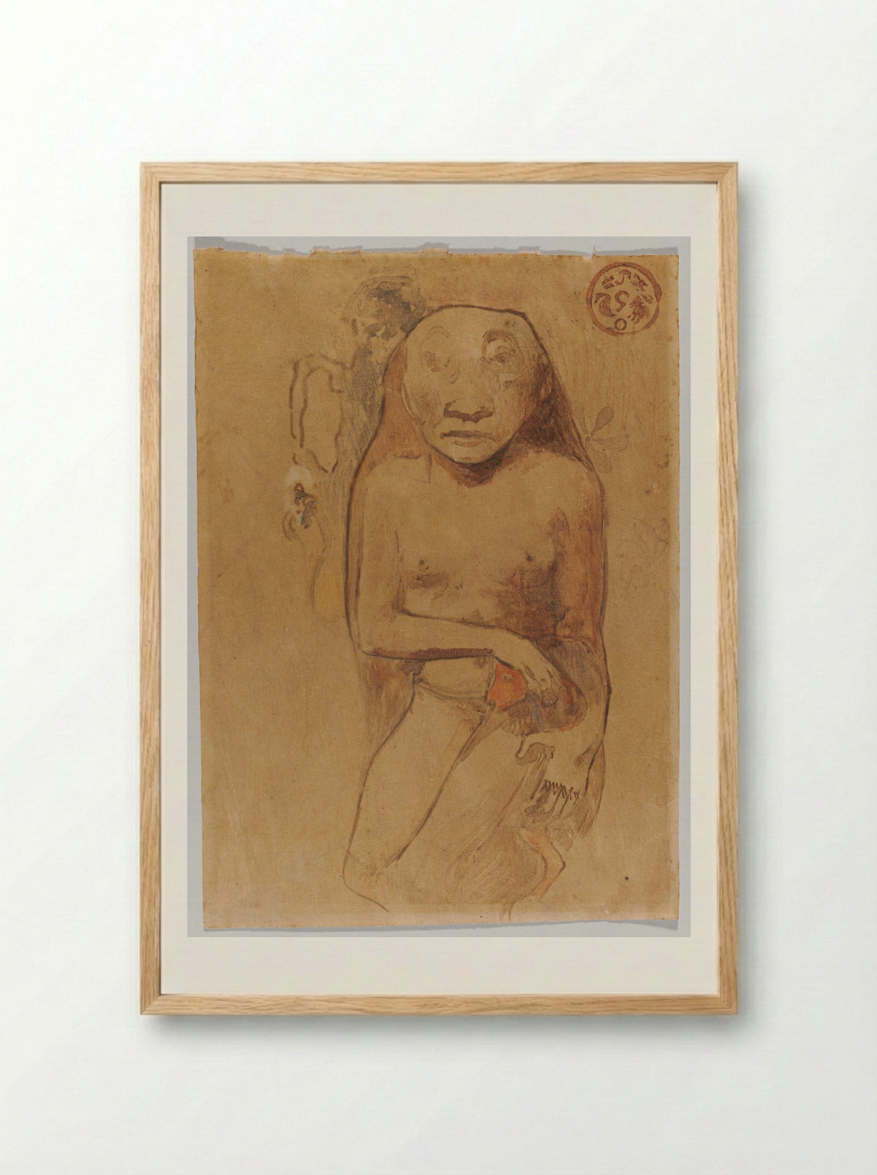Oviri - Paul Gauguin - Framed Print Wood