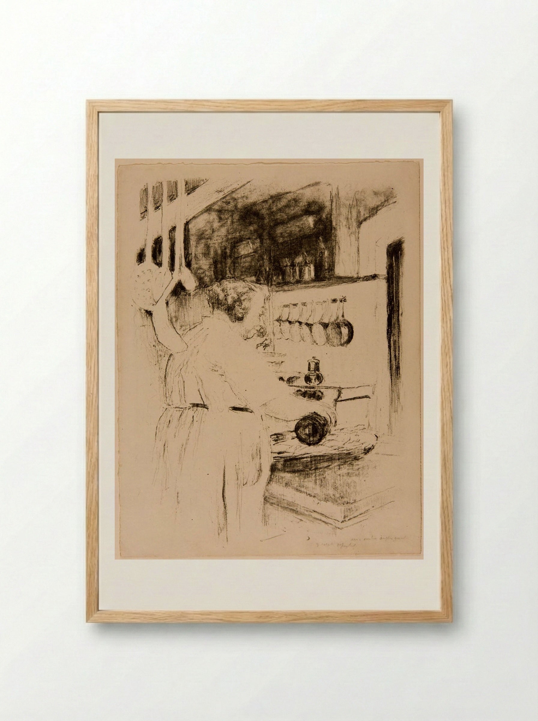 The Cook - Edouard Vuillard - Framed Print Wood