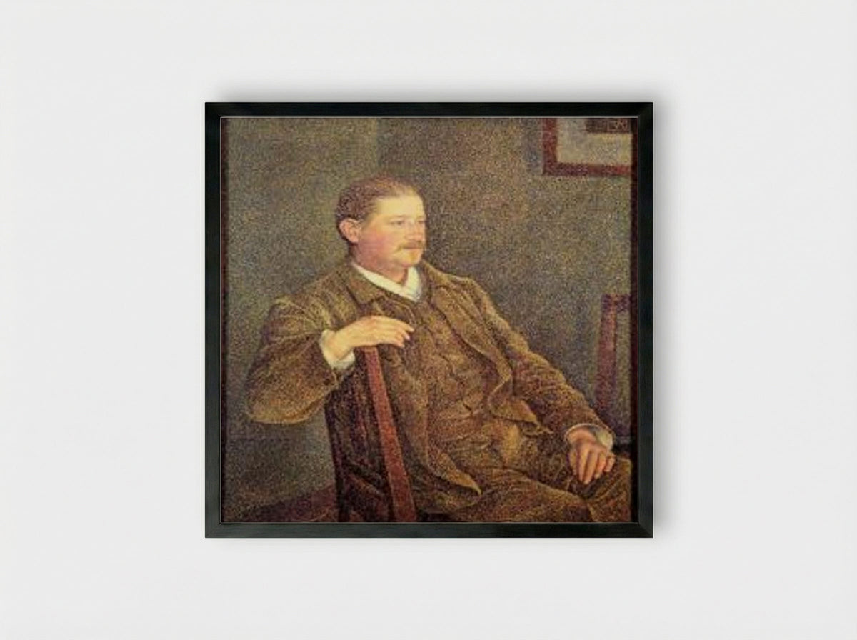 Five Minutes Late - Auguste Toulmouche - Framed Print Black
