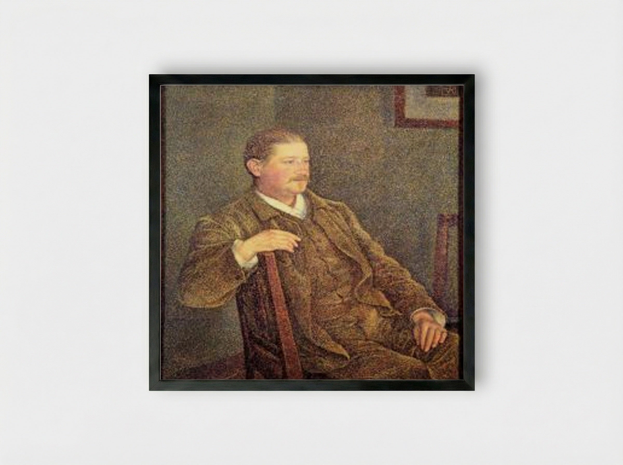 Five Minutes Late - Auguste Toulmouche - Framed Print Black