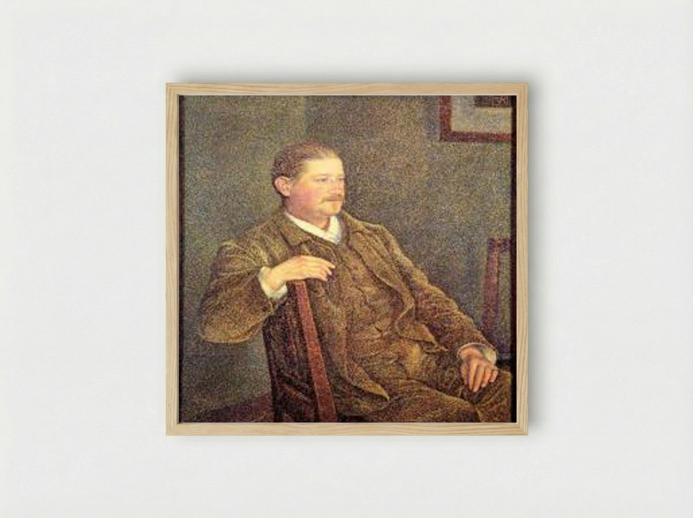 Five Minutes Late - Auguste Toulmouche - Framed Print Wood