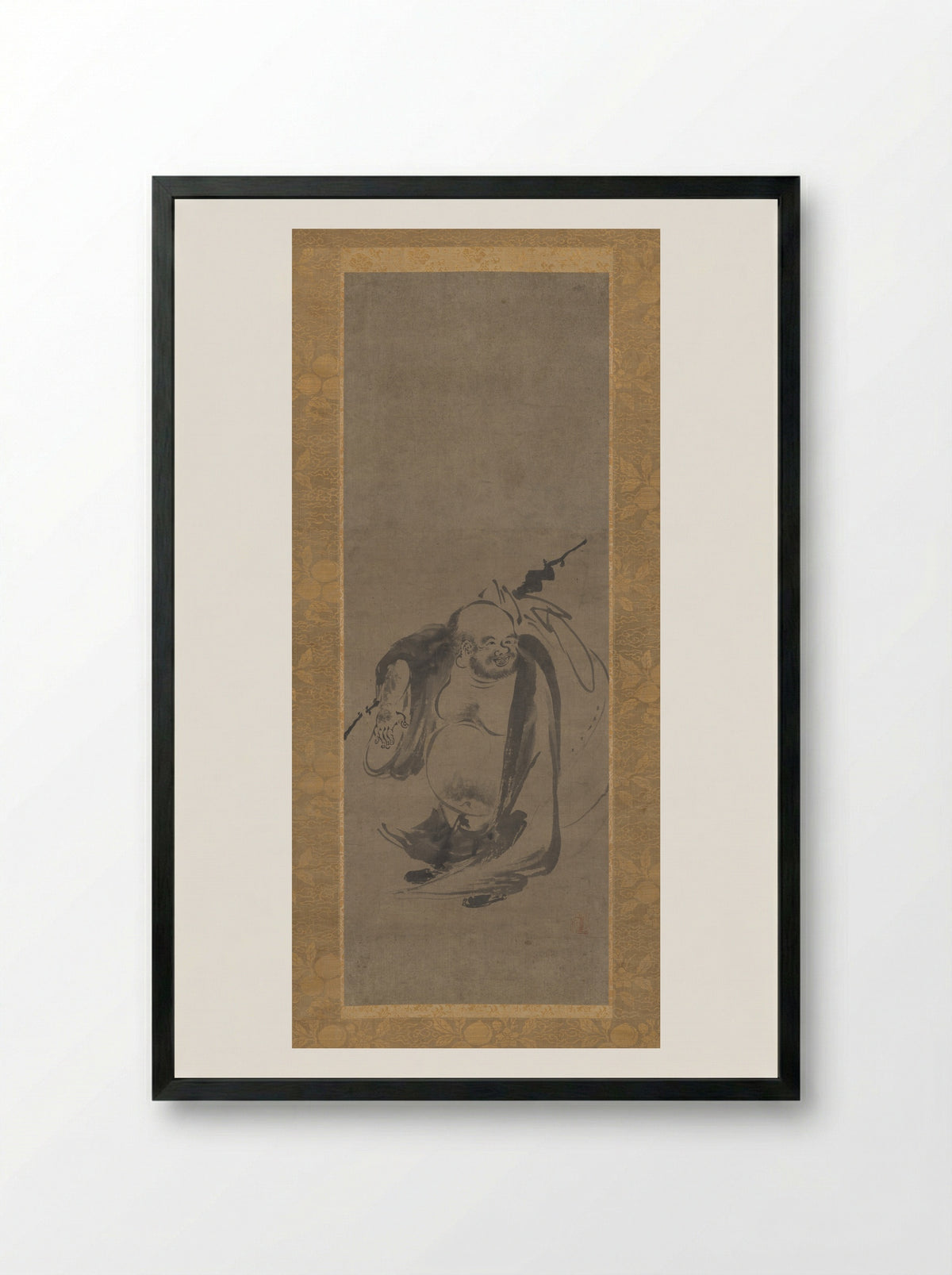 Hotei - Kenkō Shōkei - Framed Print Black