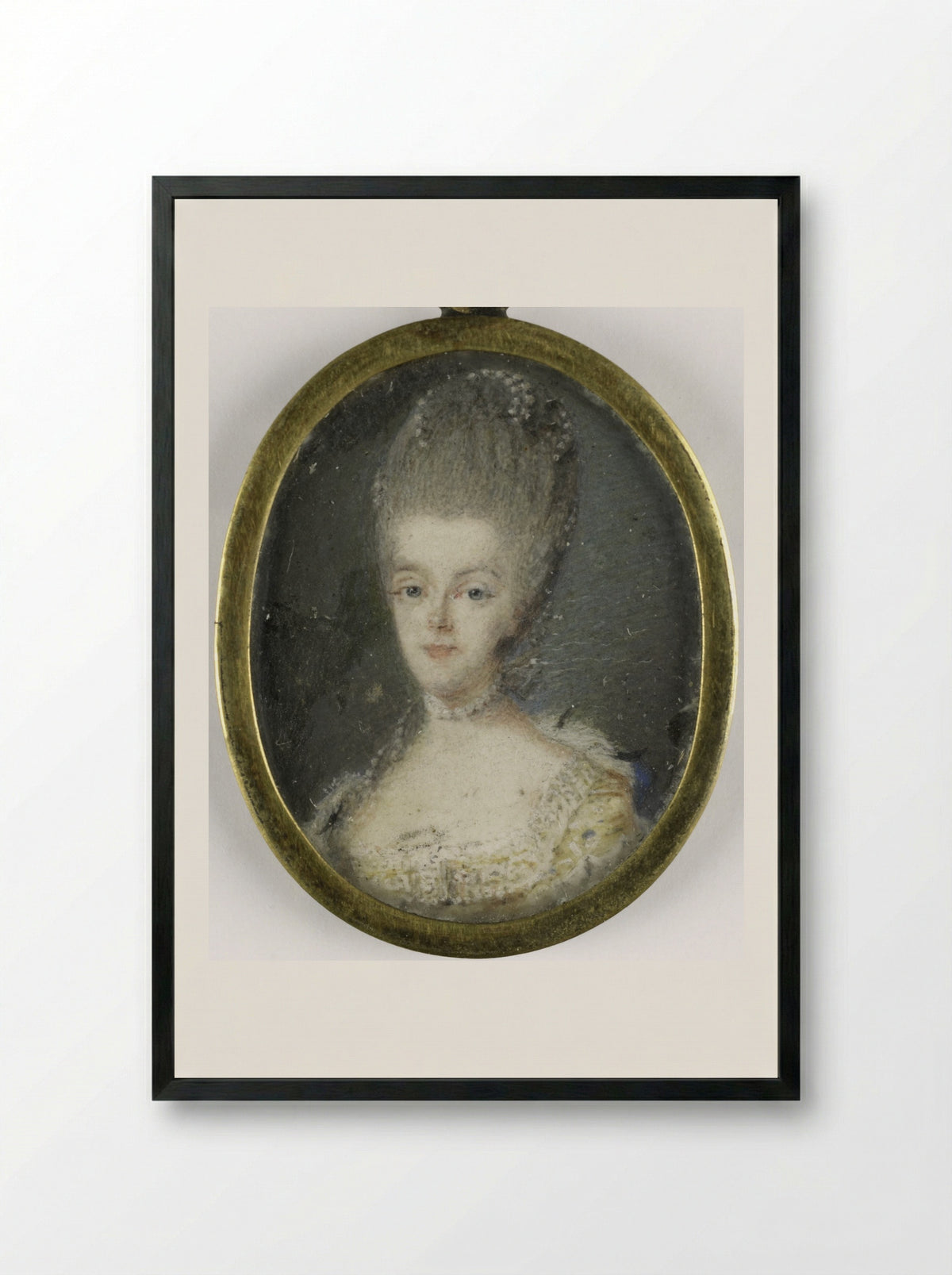 Frederika Sophia Wilhelmina, Princess of Prussia - Robert Mussard - Framed Print Black