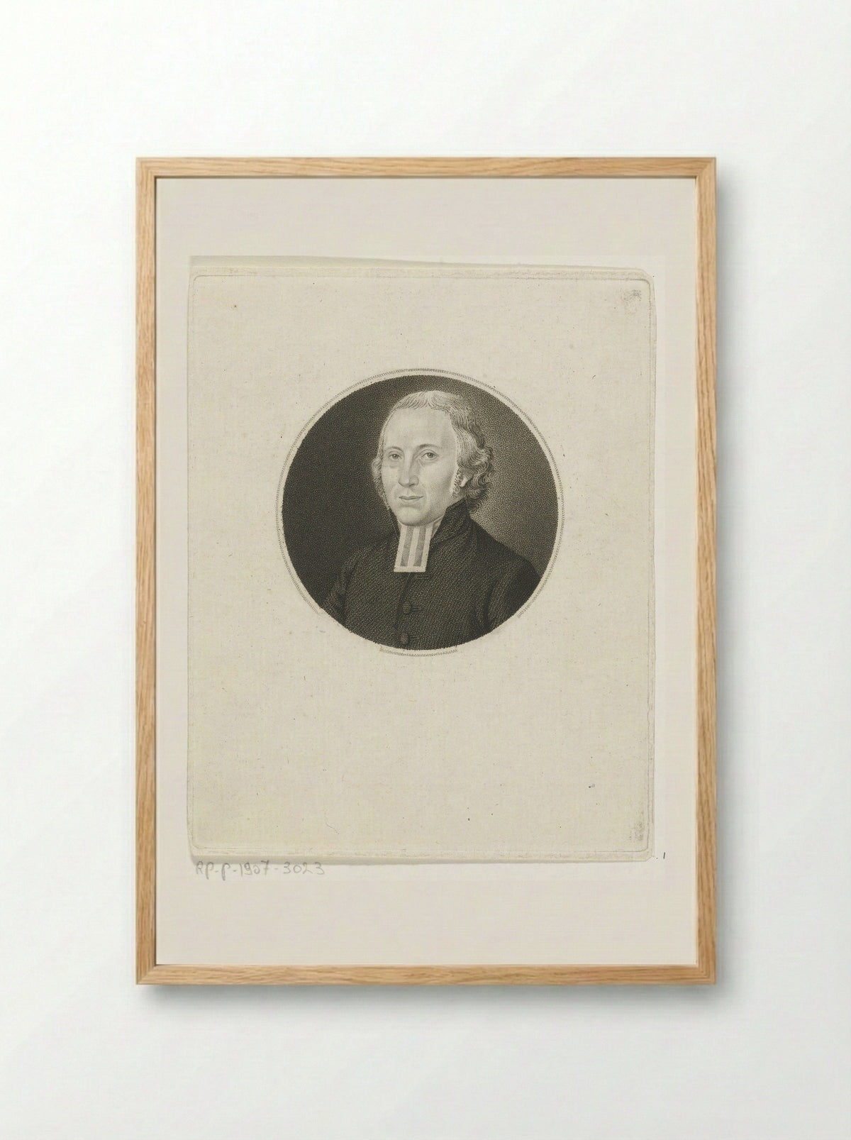 Portret van Lodewijk Ten Bokkel - Jan Willem Caspari - Framed Print Wood
