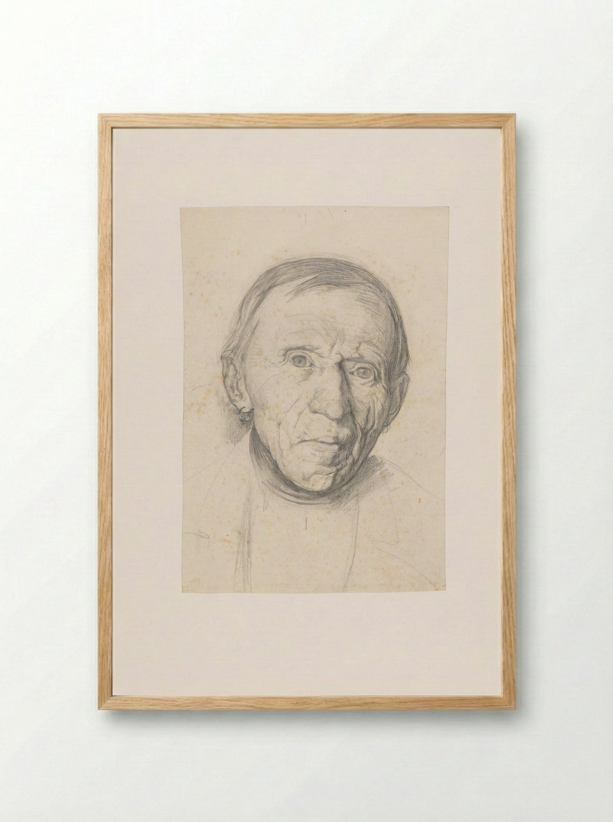 Boer uit Laren - Martinus van Regteren Altena - Framed Print Wood