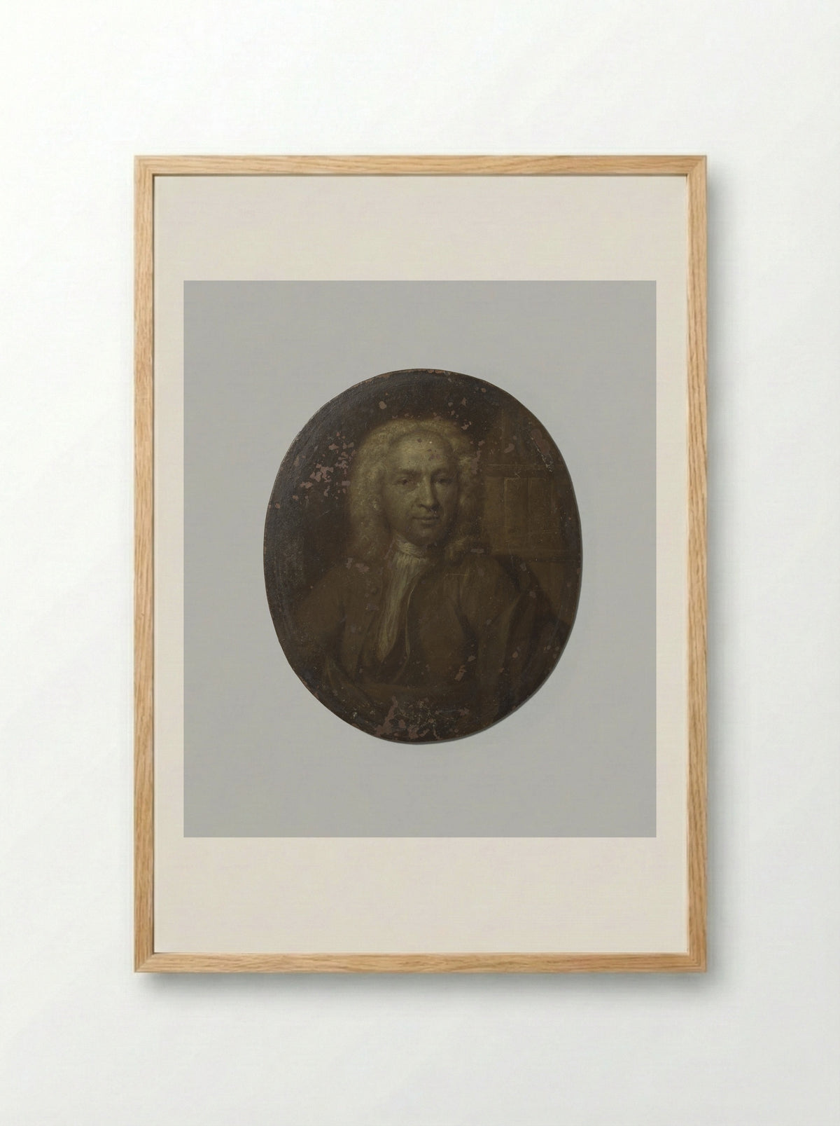 Portrait of Arnold Hoogvliet - Jan Maurits Quinkhard - Framed Print Wood