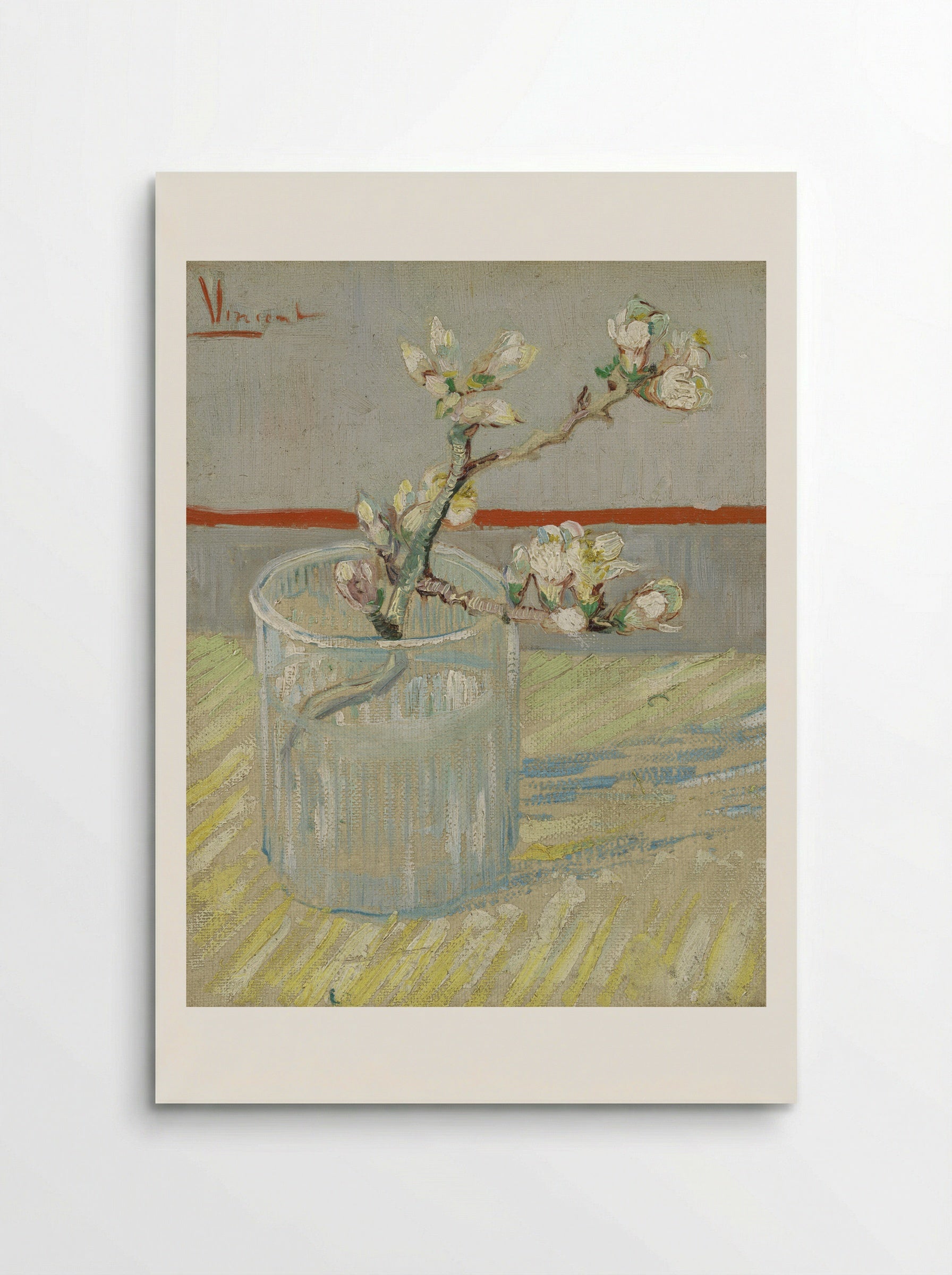 Blossoming Almond Branch in a Glass - Vincent van Gogh - Poster