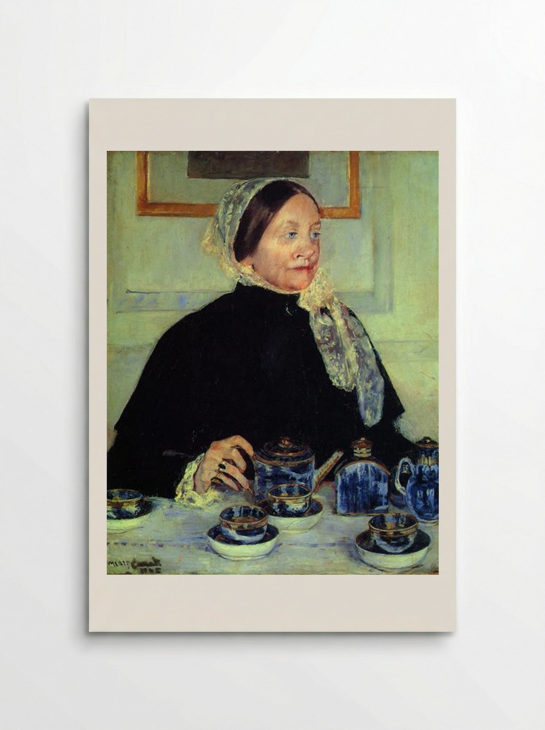 Lady at the Tea Table - Mary Cassatt - Poster