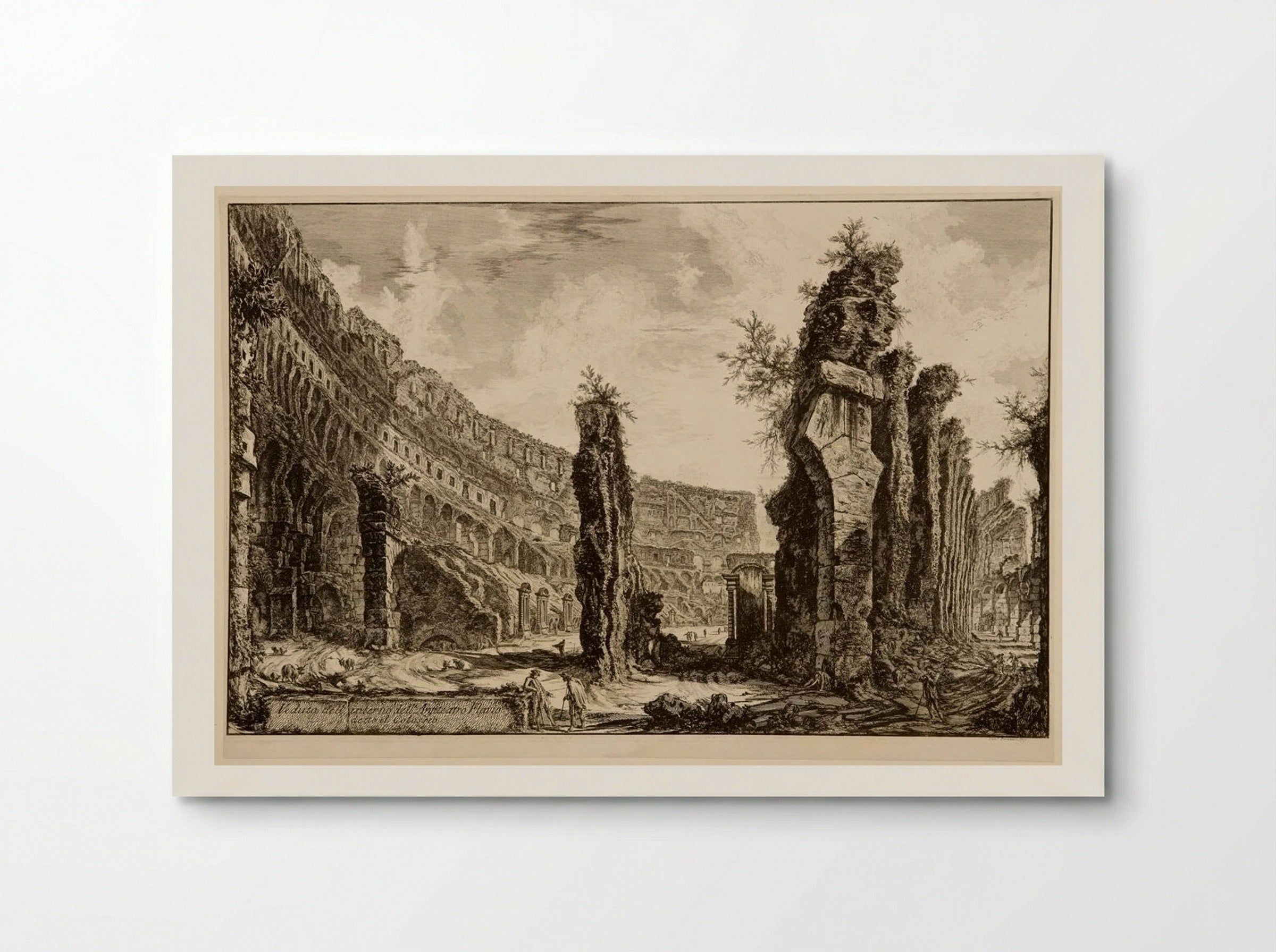 Veduta dell'interno dell'Anfiteatro Flavio - Giovanni Battista Piranesi - Poster