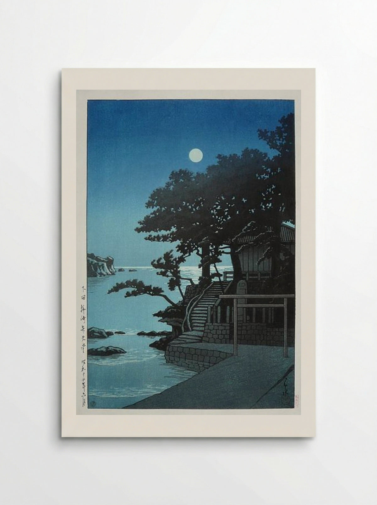 Kakizaki Bentendo Shrine at Shimoda - Hasui Kawase - Poster