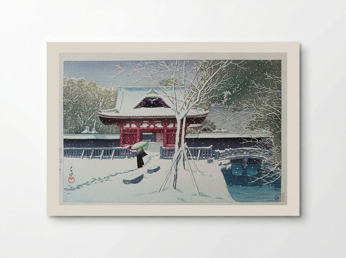 Snow at Shiba Park - Hasui Kawase - Poster