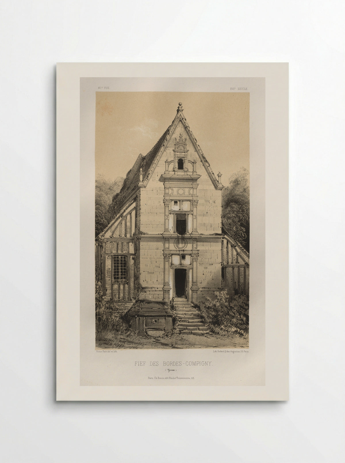 Fief Des Bordes-Compigny - Victor Petit - Poster