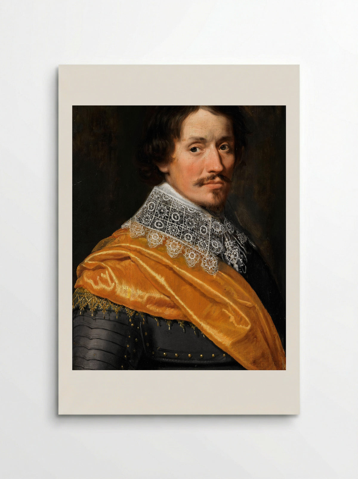 Portret van een officier - Wybrand de Geest - Poster