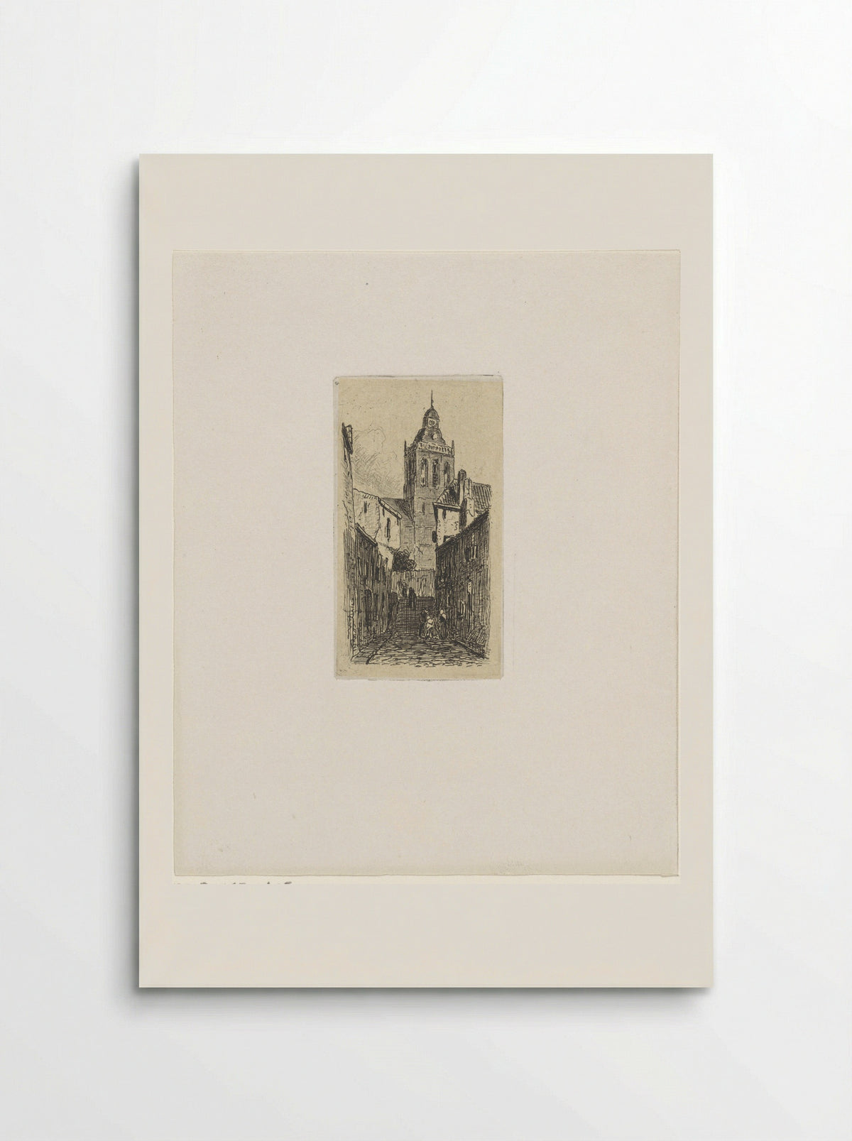 Gezicht op een kerk te Nijmegen - Jan Weissenbruch - Poster