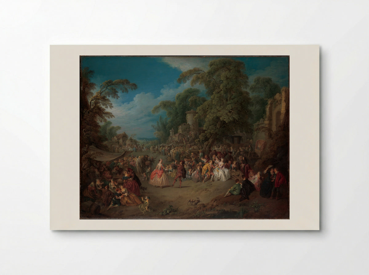 The Fair at Bezons - Jean-Baptiste Joseph Pater - Poster