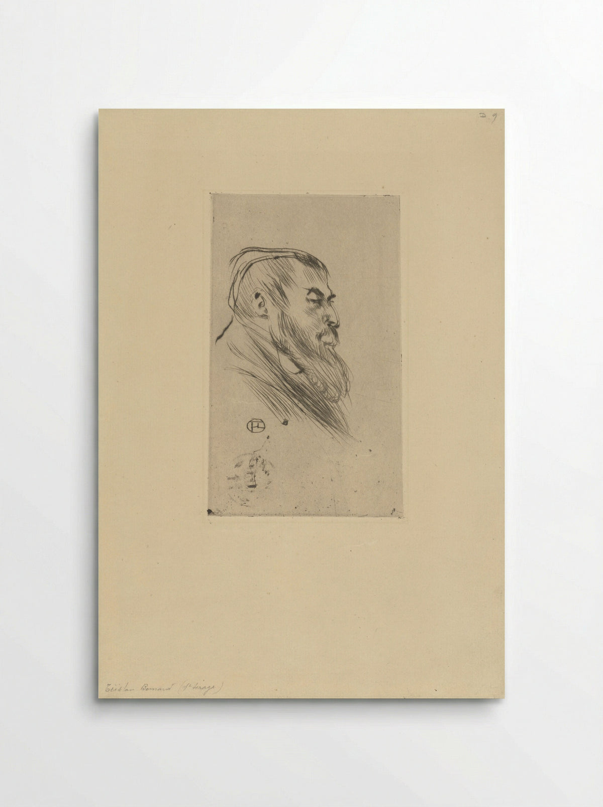 Portrait of Tristan Bernard - Paul Nadar - Poster