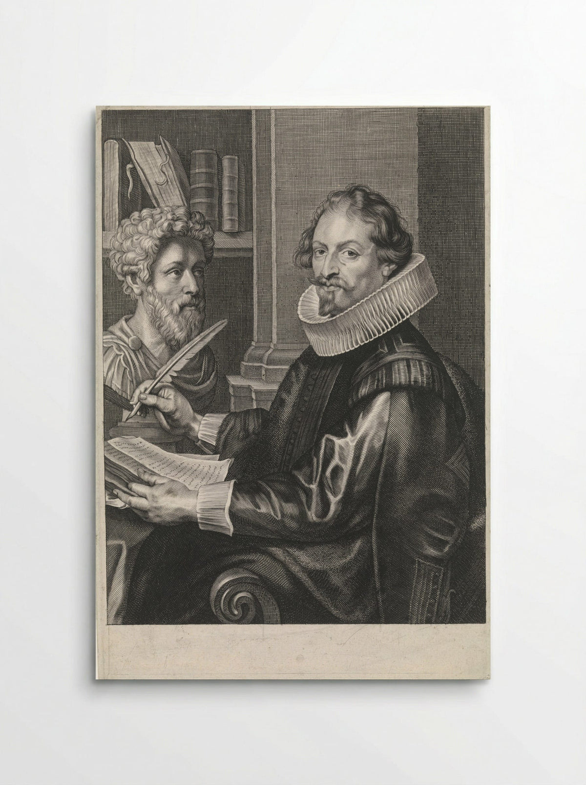 Portrait of Jan-Gaspar Gevartius - Paulus Pontius - Poster