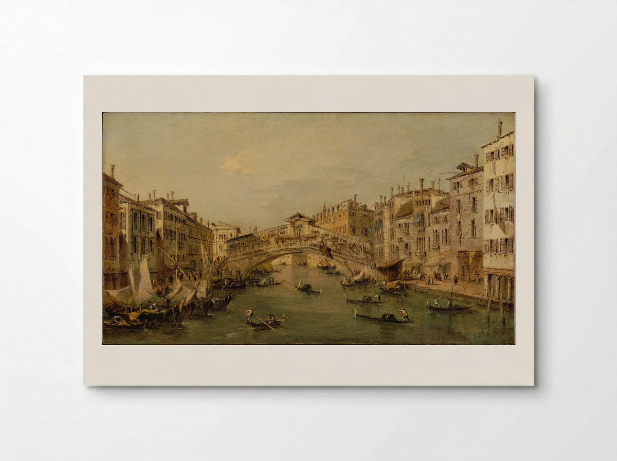 Venice: The Rialto - Francesco Guardi - Poster