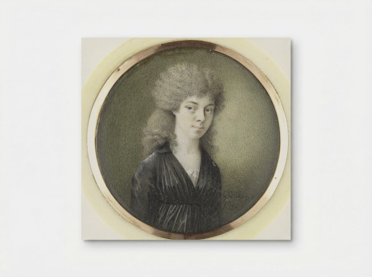 Portret van een vrouw - Gijsbertus Johannus van den Berg - Poster