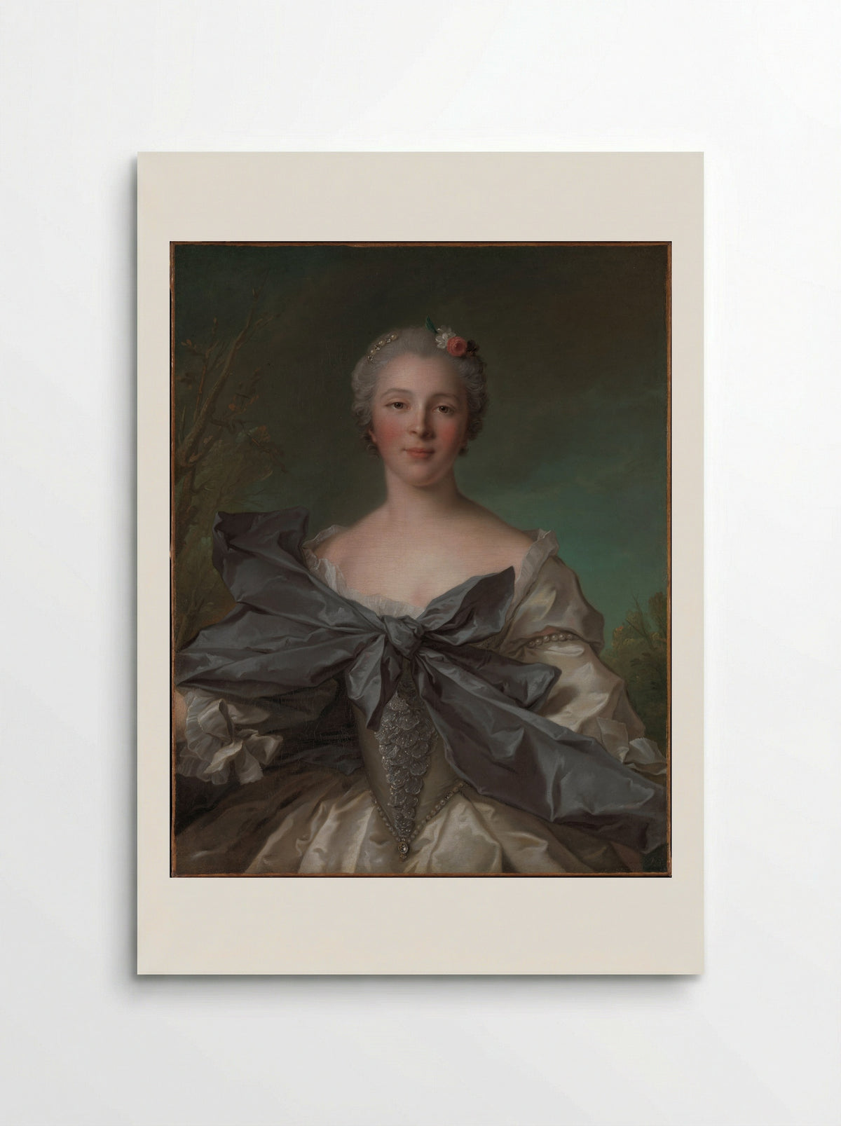 Marie Françoise de La Cropte de St. Abre, Marquise d'Argence - Jean-Marc Nattier - Poster