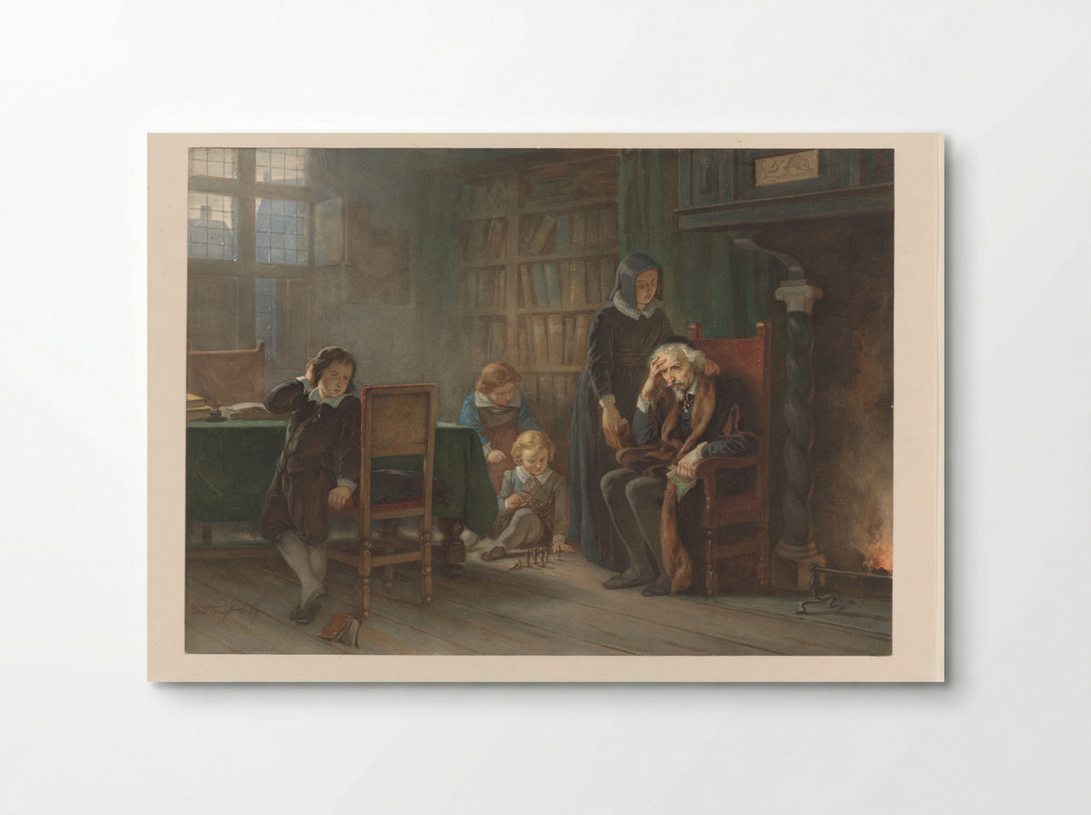 Vondel in zijn laatste levensjaren - Hendrik Albert van Trigt - Poster