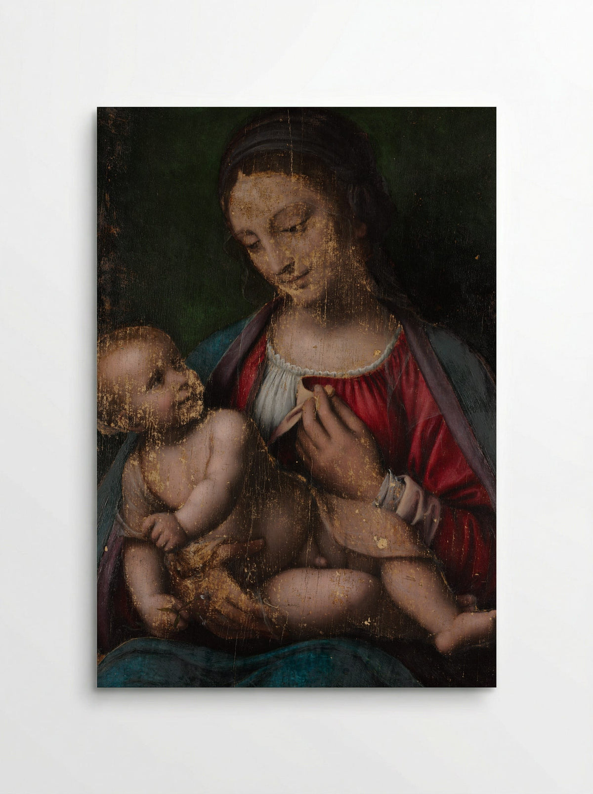 Virgin and Child - Bernardino Luini - Poster