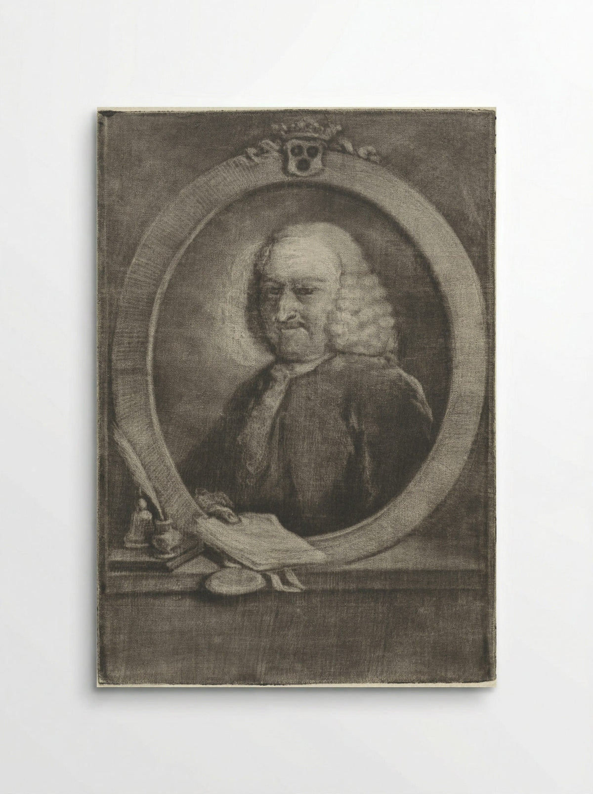 Portret van Pieter van Bleiswijk - Aert Schouman - Poster