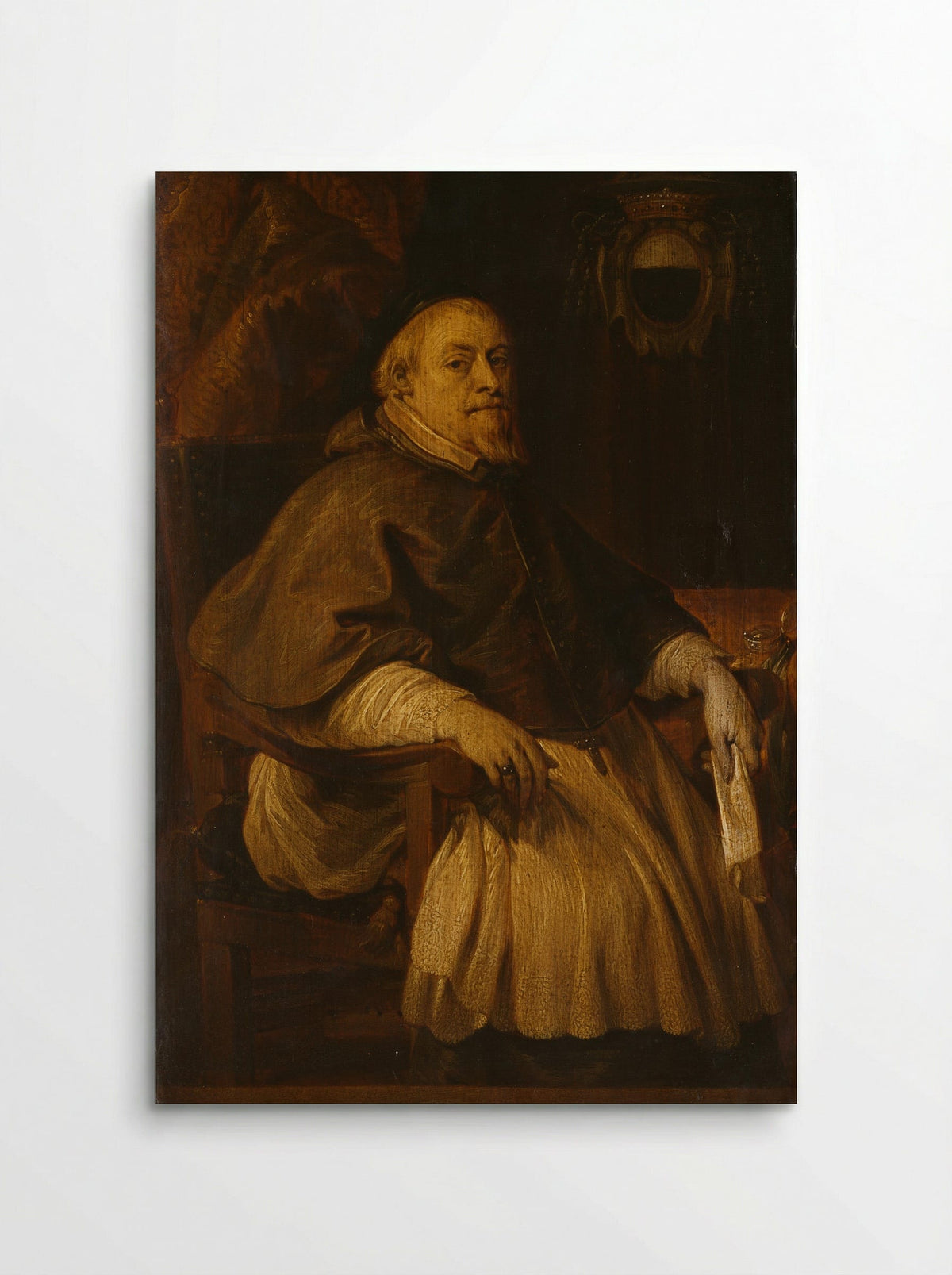 Portrait of François de Gand-Villain, Bishop of Tournai - Lucas Franchoys (II) - Poster