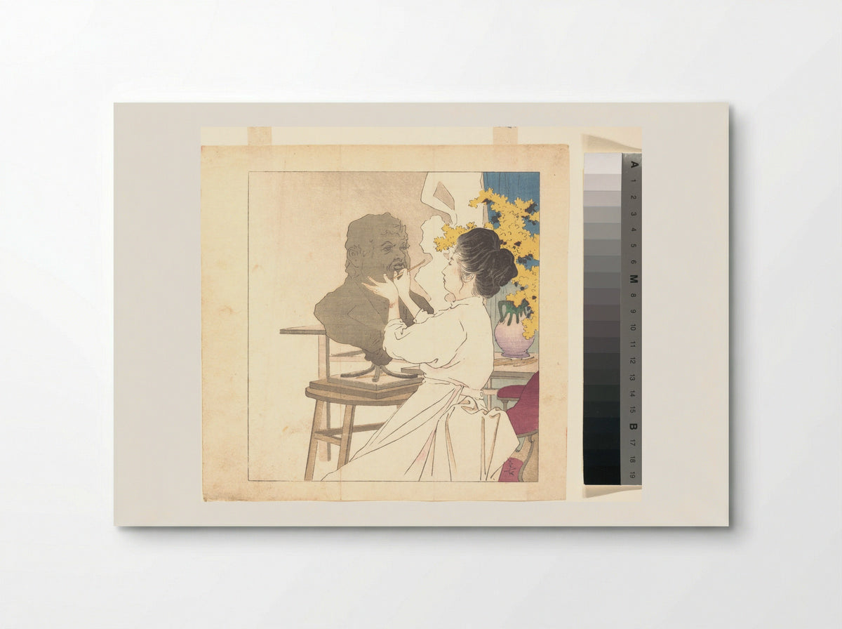 Untitled (Woman by the Iris Pond) - Kajita Hanko - Poster