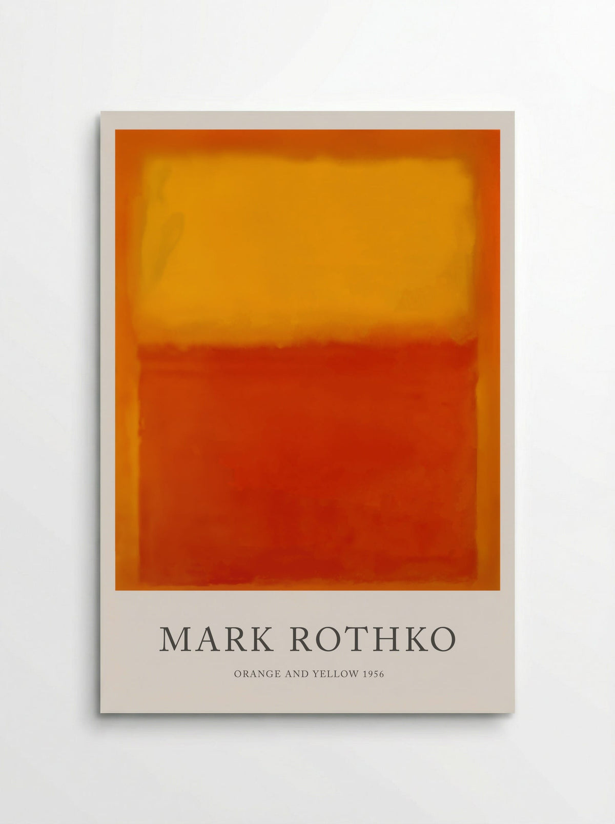 Orange and Yellow - Mark Rothko - Poster