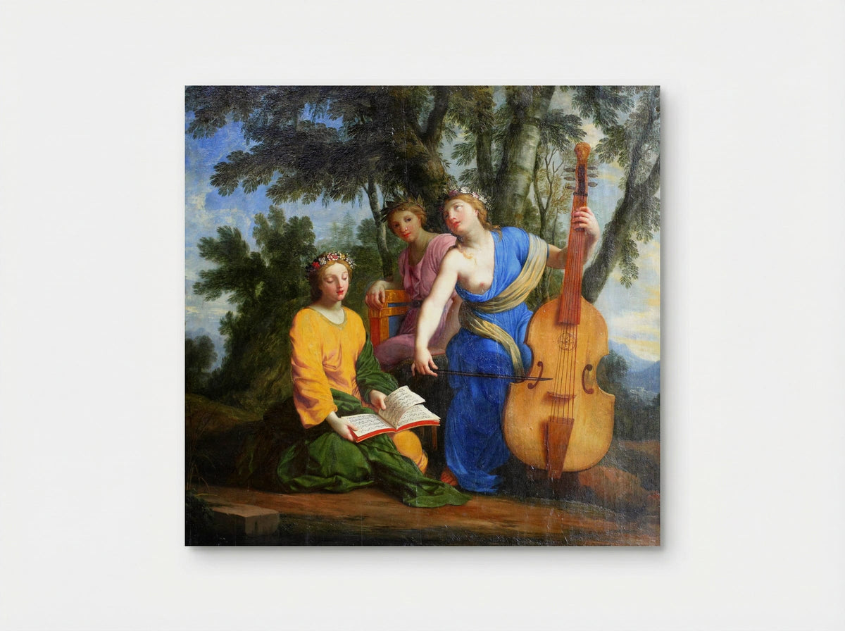 Melpomene, Erato and Polyhymnia - Eustache Le Sueur - Poster