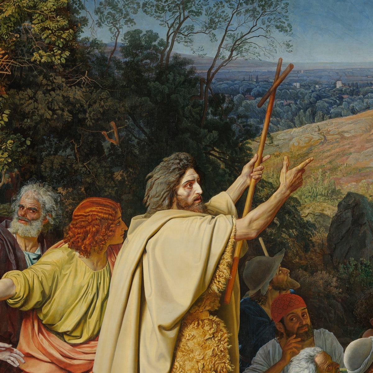 The Appearance of Christ to the People - Alexander Ivanov - Artwork detail