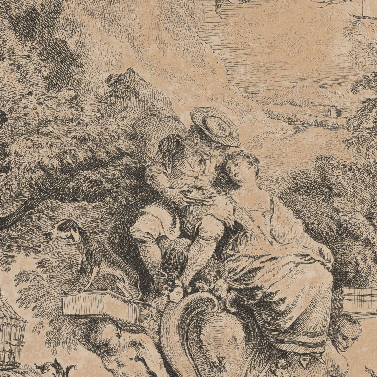 Le Dénicheur de Moineaux - François Boucher - Artwork detail