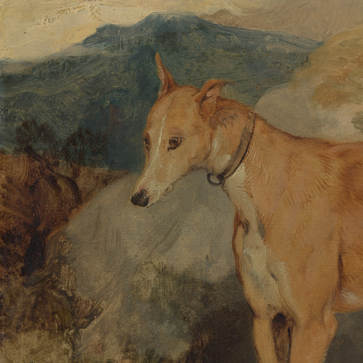 A Deerhound - Sir Edwin Henry Landseer - Artwork detail