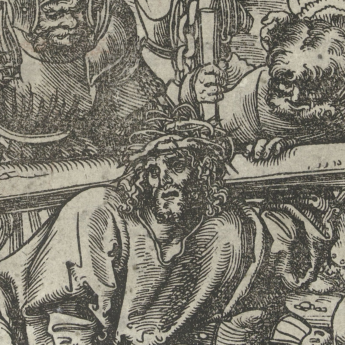 Christ Falling Under the Cross - Lucas Cranach the Elder - Artwork detail
