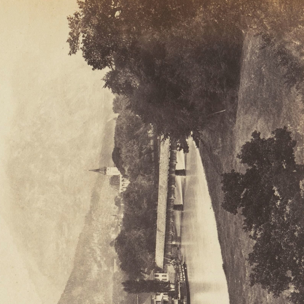 Gezicht op Interlaken - Francis Frith - Artwork detail