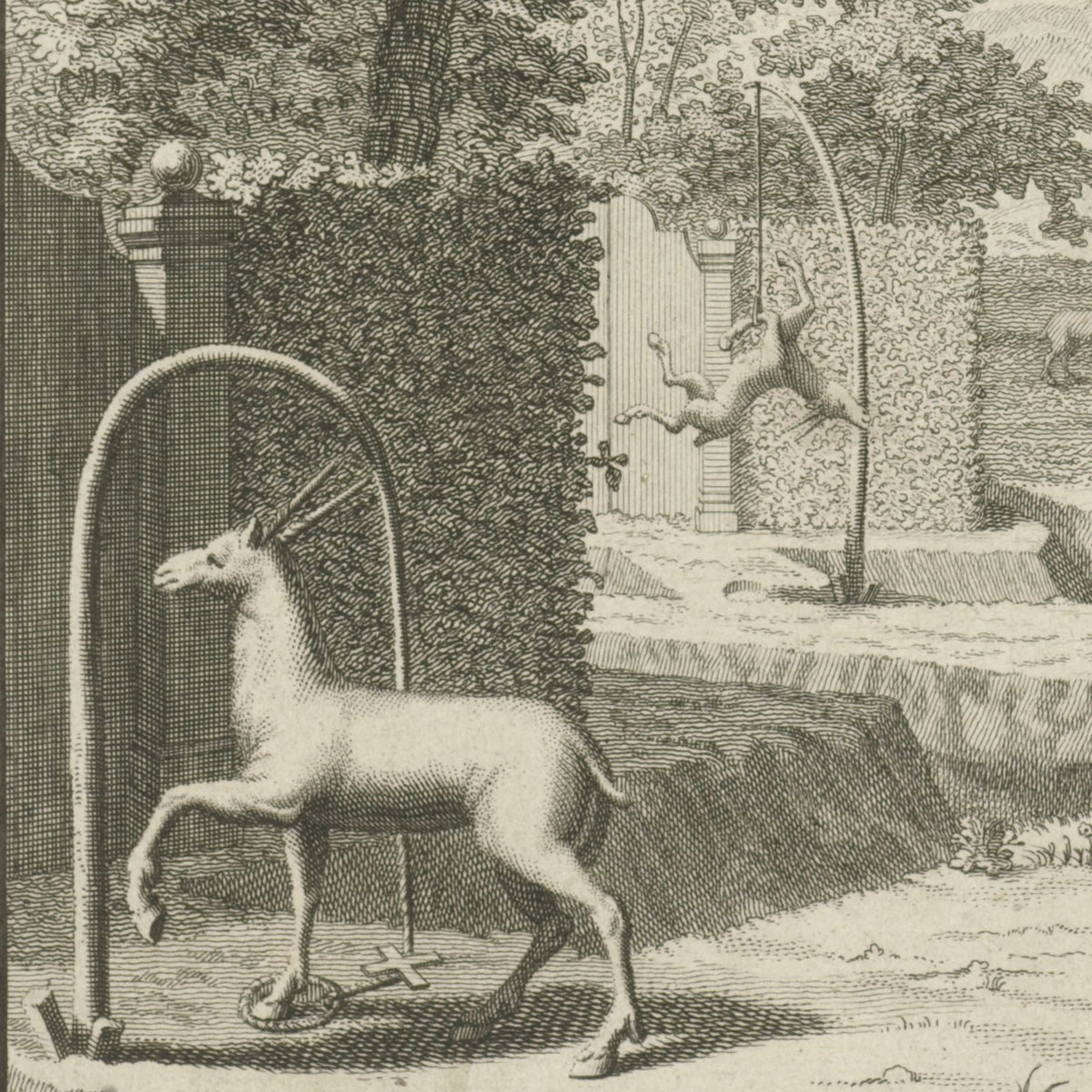 Landschap met Khoikhoi die jagen op elanden - Jan Caspar Philips - Artwork detail