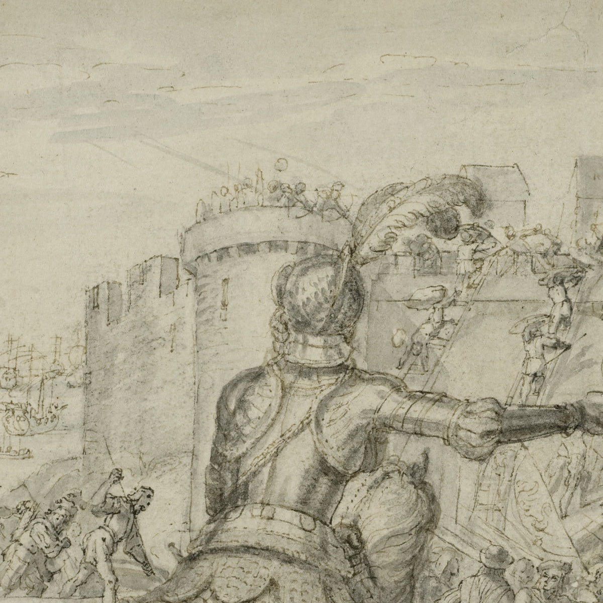 The Siege of Lisbon - Crispijn van de Passe (II) - Artwork detail