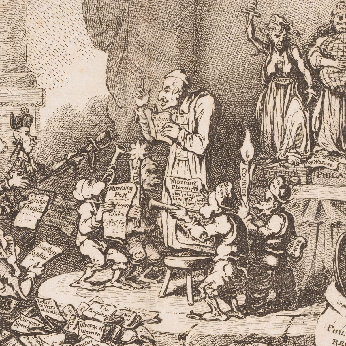 New Morality - James Gillray - Artwork detail