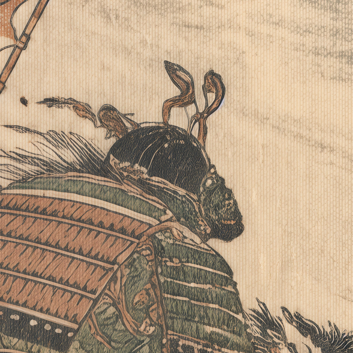 Tomoe Gozen at Awazu: The Road East - Artwork detail
