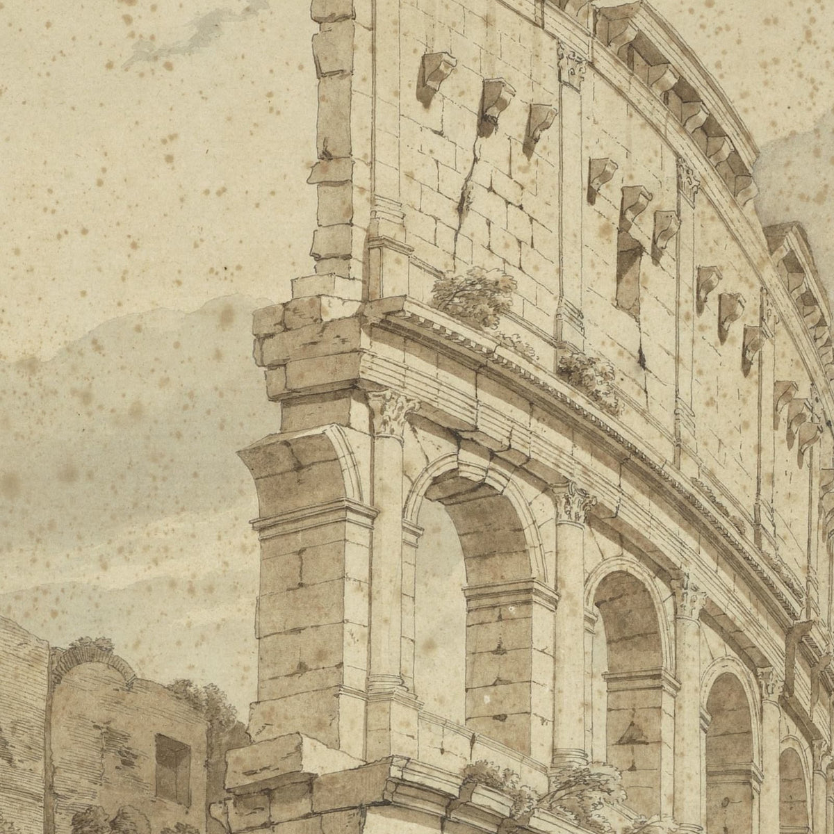 Het Colosseum in Rome - Hendrik Voogd - Artwork detail