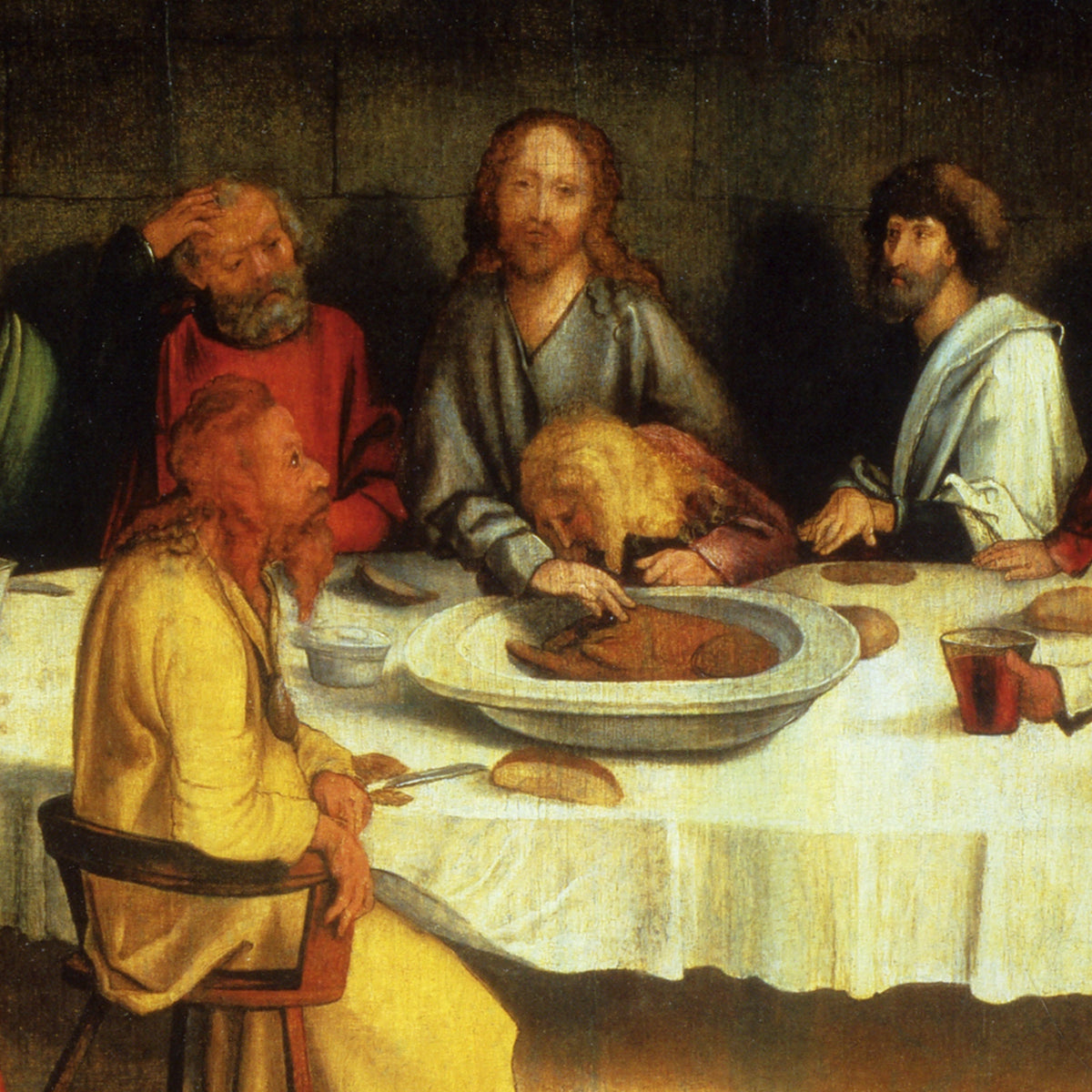 The Last Supper (Coburg Panel) - Matthias Grünewald - Artwork detail
