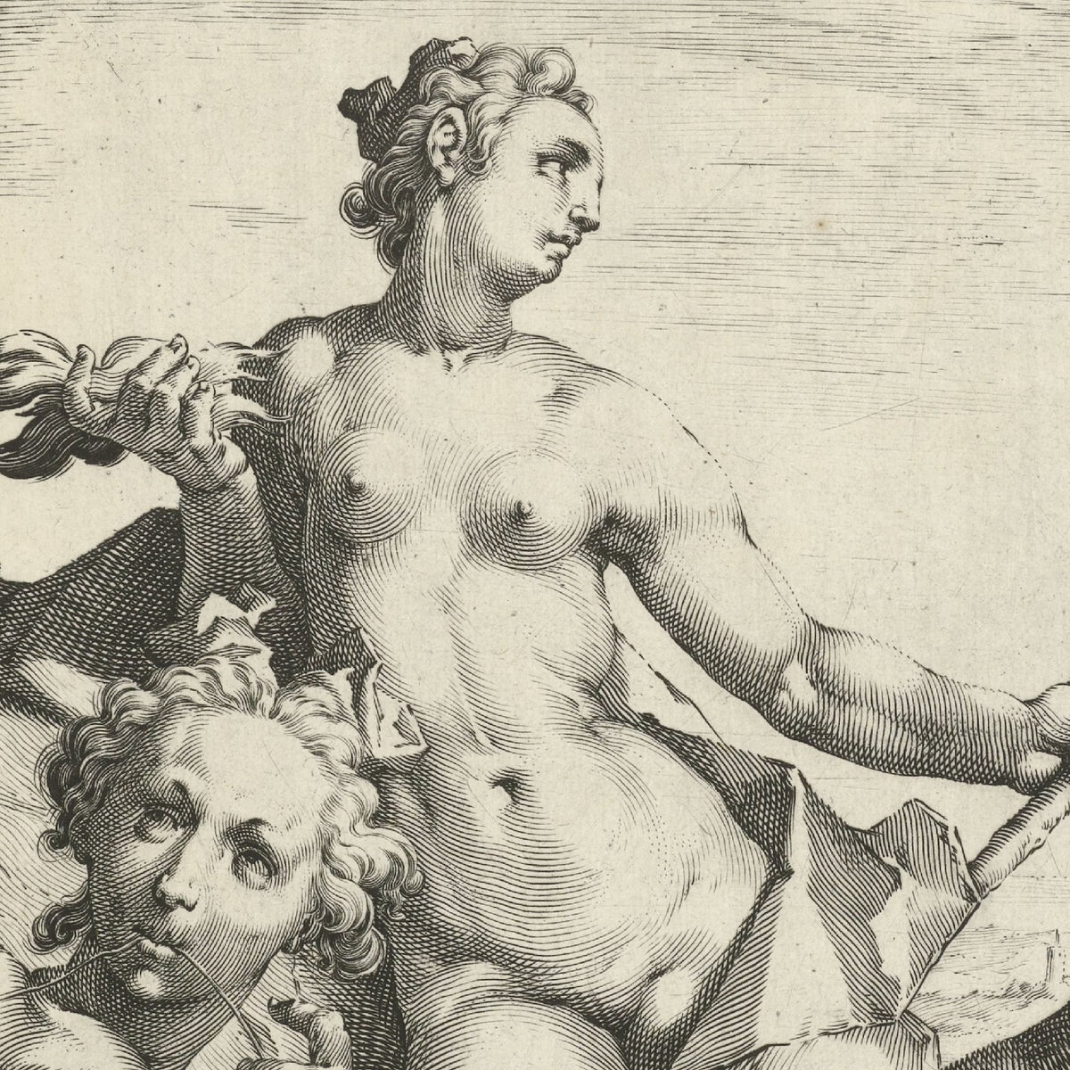 The Three Fates - Jan Harmensz. Muller - Artwork detail